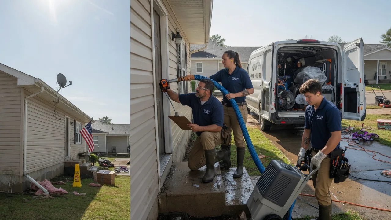 Ceiling Water Damage Restoration in Triangle, VA near me